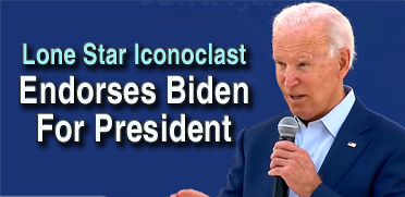 Iconoclast Endorses Biden For President
